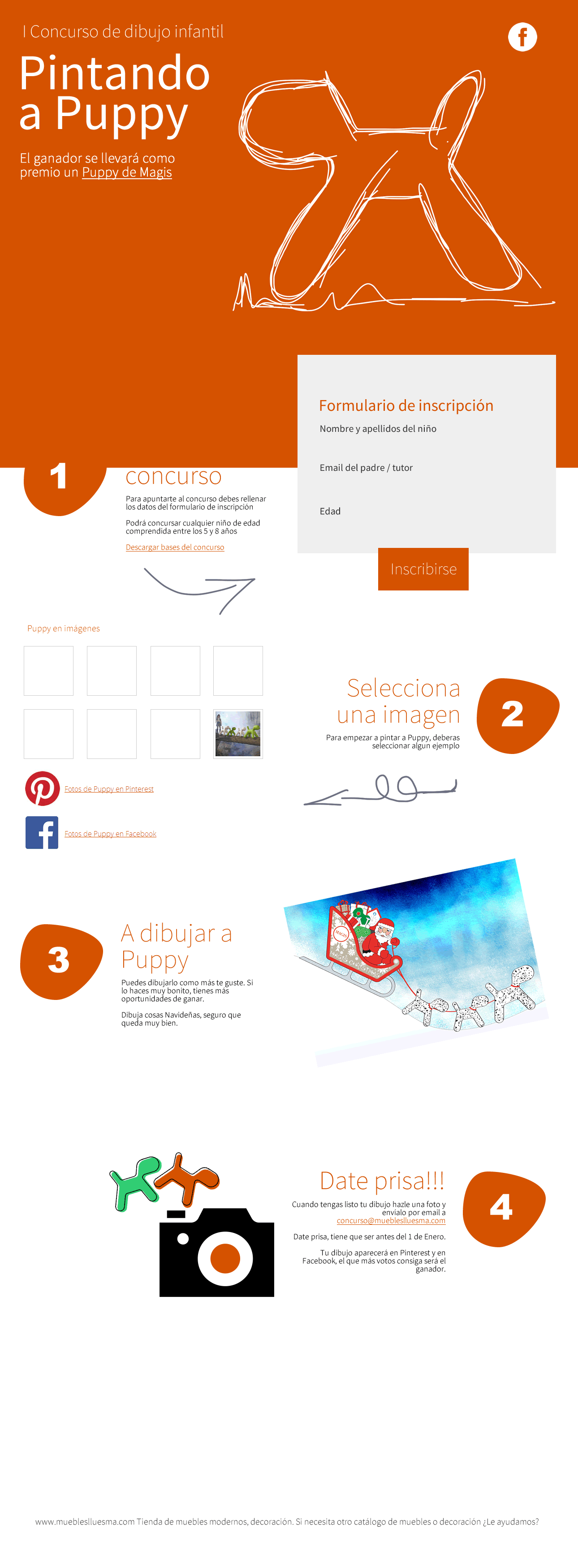 Diseño de landing page captación