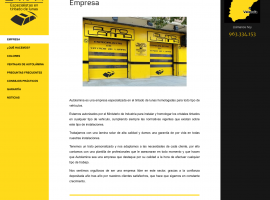 Diseño de la página web empresa Valencia