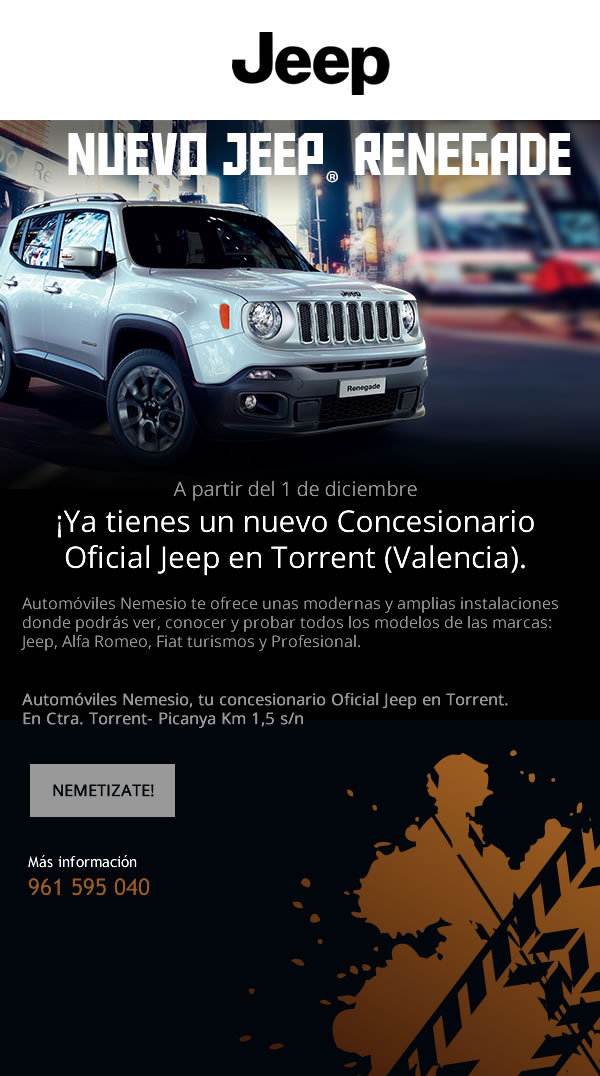 Diseño de newsletter para Jeep