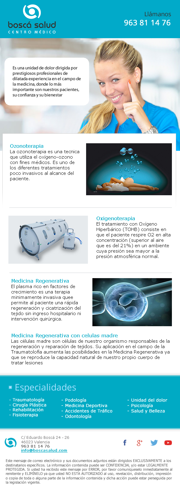 Diseño de newsletter para Salud