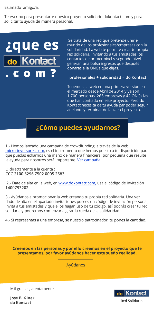 Diseño de newsletter para formación online