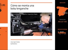 Diseño de página web con video incrustado