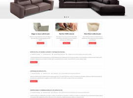 Diseño blog sofas calidad pagina de inicio