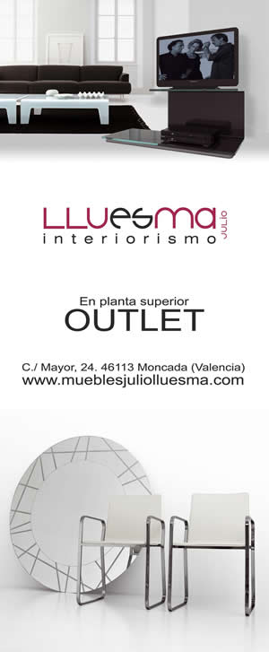 Diseño de banner para la planta de outlet de Muebles Lluesma