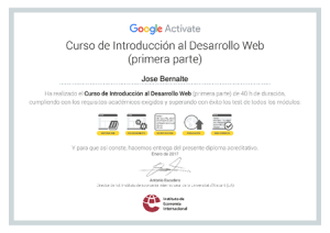 Google IEI Curso Introduccion Al Desarrollo Web