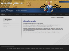 Desarrollo Página Web Carlos Sainz Oficial