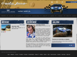 Diseño Web Carlos Sainz Piloto Español