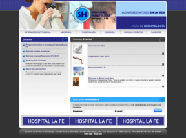 Programación Página Web Servicio Hematología Hospital La Fe Valencia